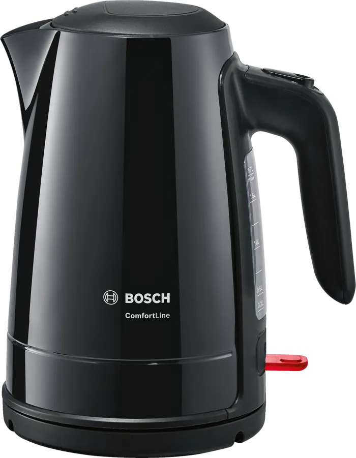Bosch 1.7 liter Kettle Triple Safety Feature Black TWK6A033GB