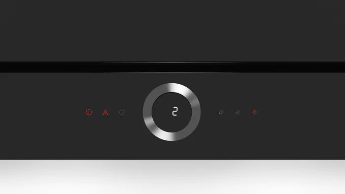 Bosch Series 8 Wall-Mounted Cooker Hood 90 cm Glass/Black DWF97RU60