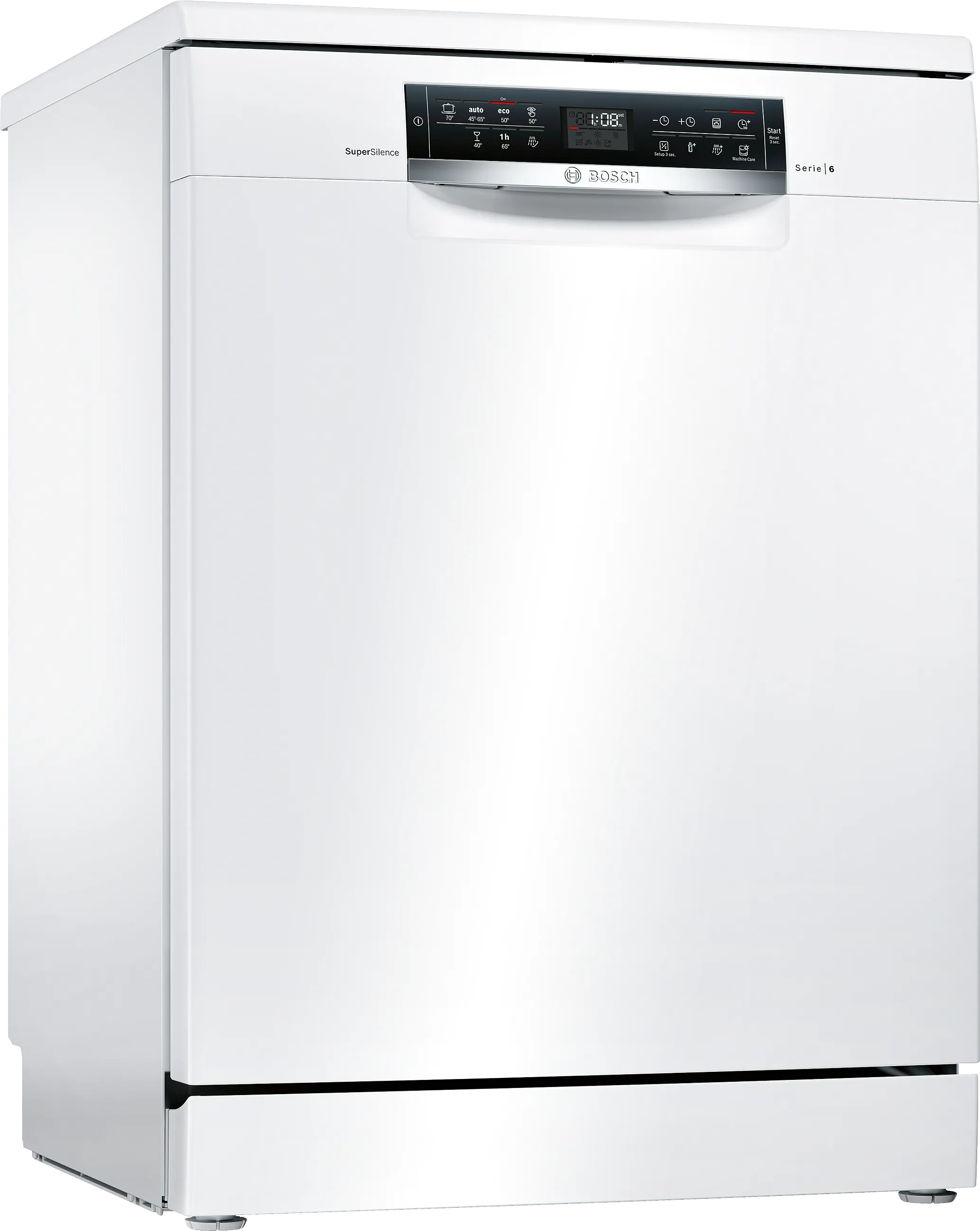 Bosch Series 6 Freestanding Dishwasher Eco Silence Drive SMS67NW10M