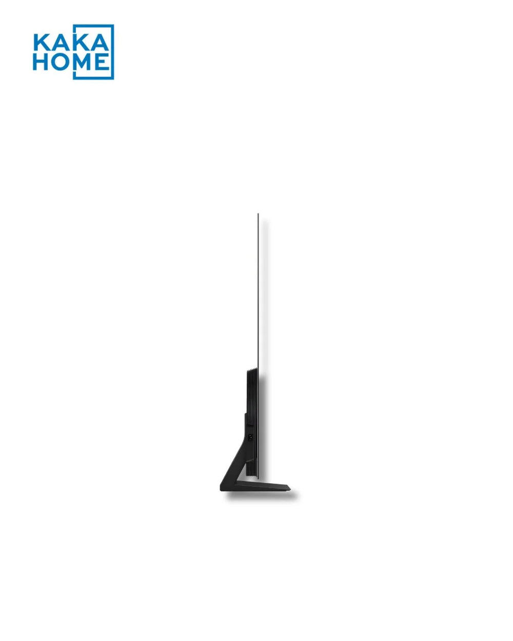 Samsung 77 OLED 4k S90d TV Side View Showing Slim Design