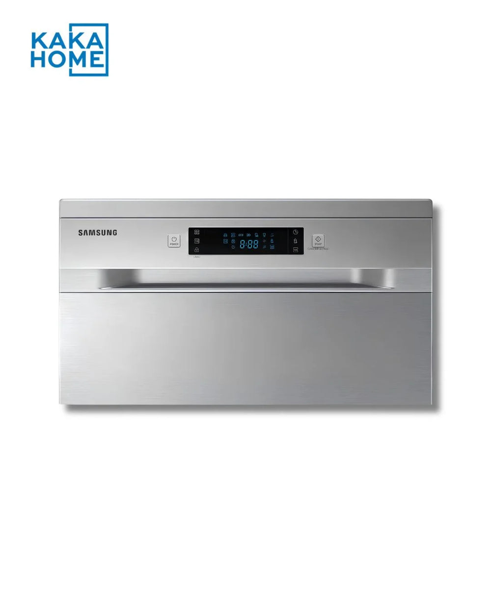 Samsung Dw60m5070fs LED Display Close-Up Dishwasher
