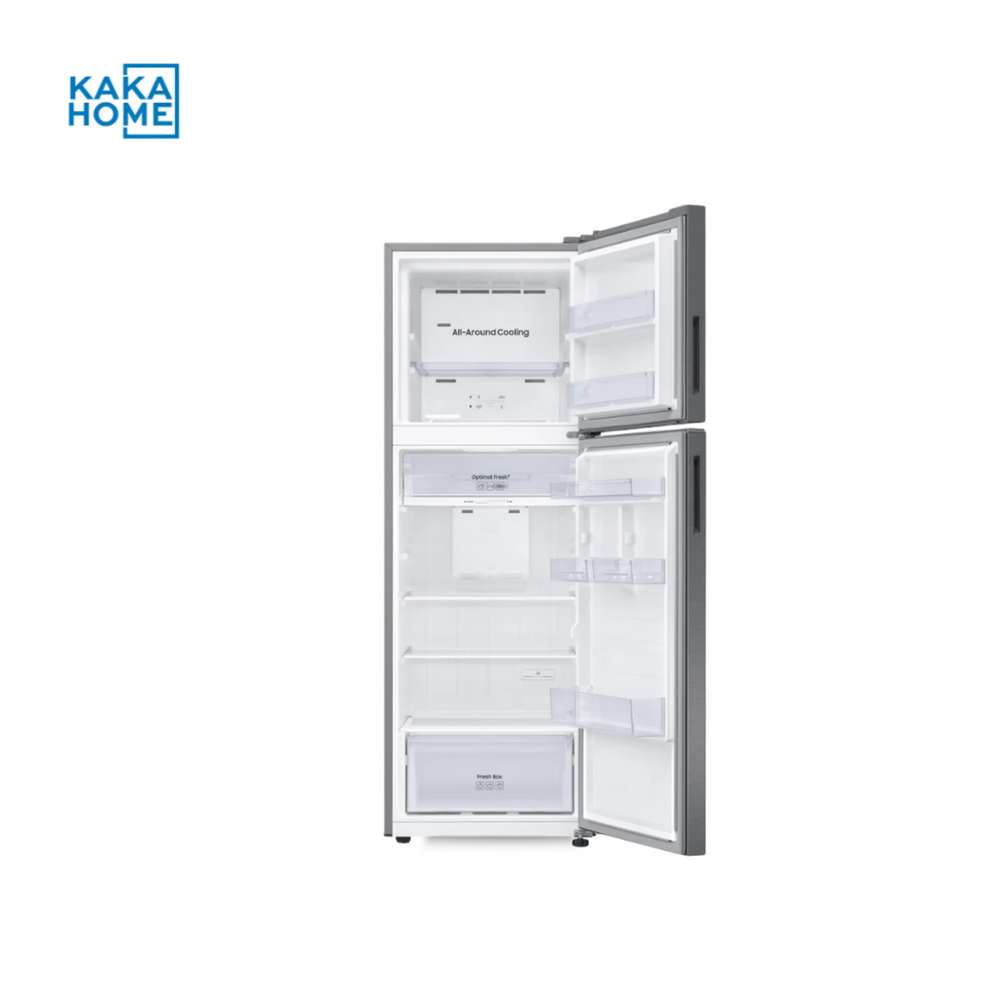 Rt35cg5404s9ae Refrigerator With Both Doors Open Showing Interior