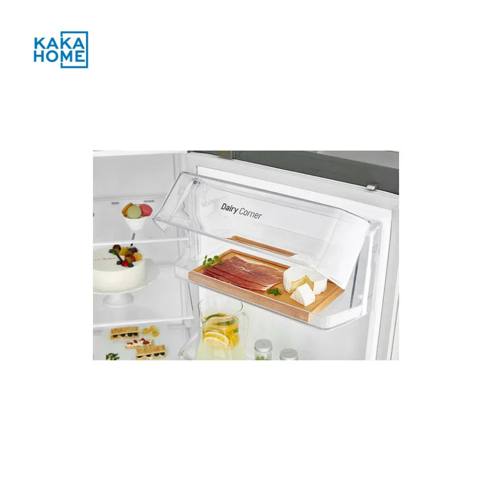 LG Gc-B257jlyl Door Side Rack and Dairy Corner View Refrigerator
