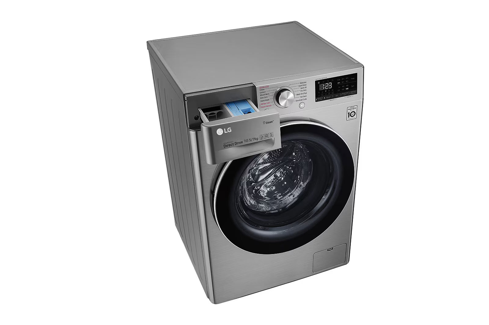 LG Front Load Washer & Dryer 10.5/7Kg Combo with AI DD™ | Steam™ | ThinQ™ | F4V5RGPT2
