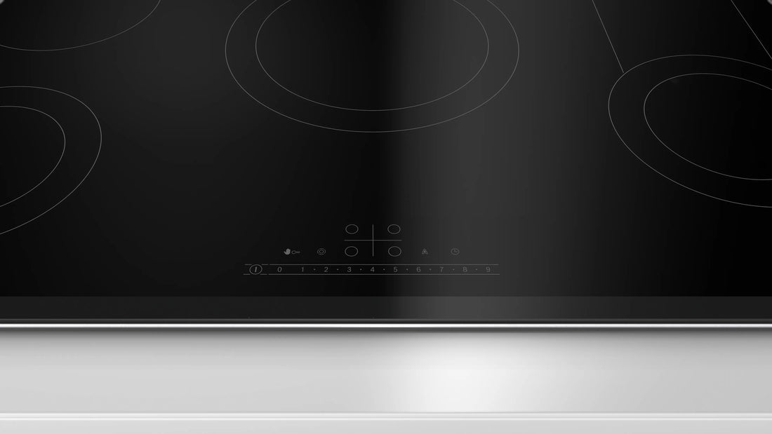 Bosch Series 6, 90cm electric hob with Extendable oval zone, Black ceramic glass