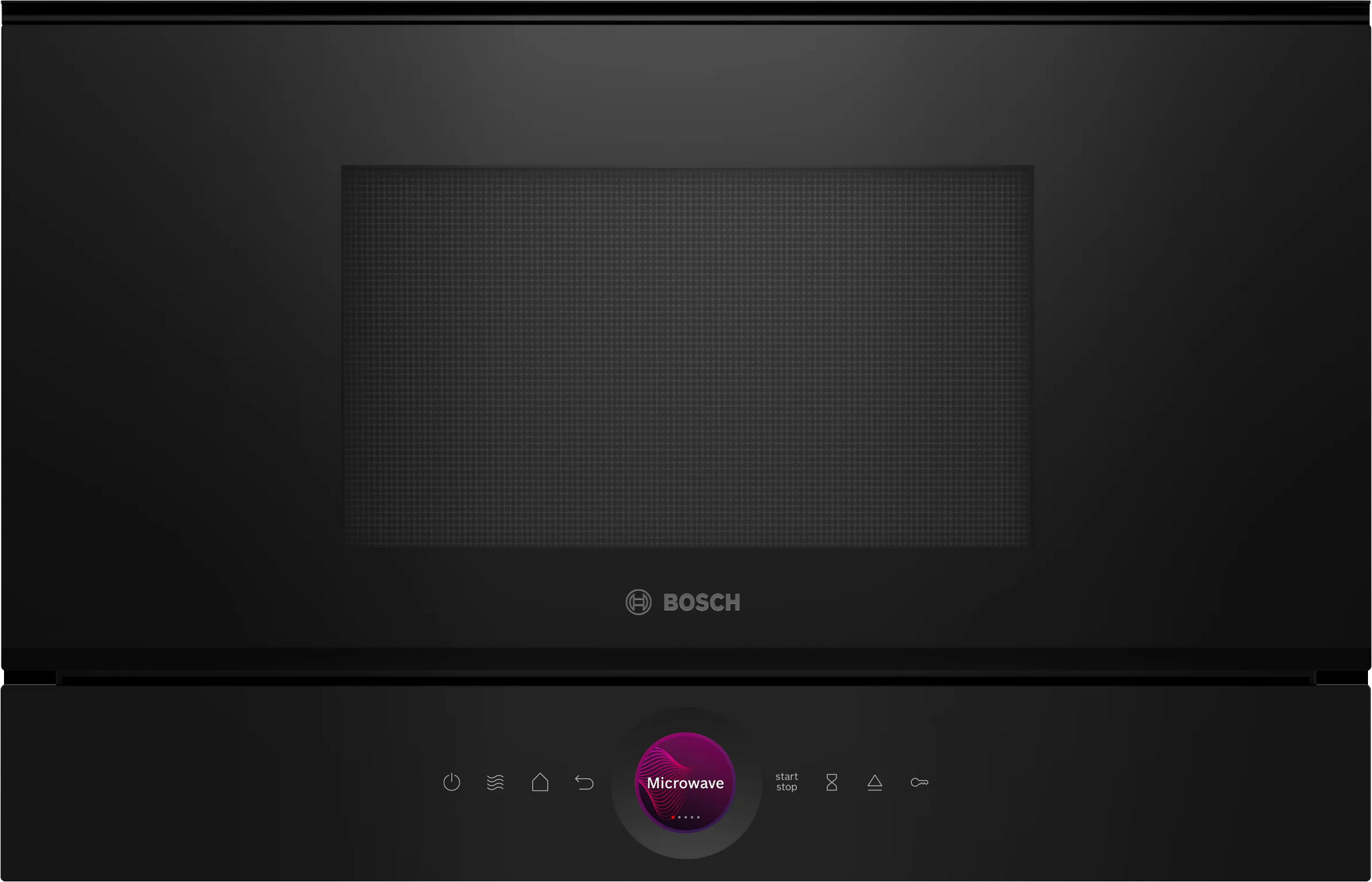 Bosch 21L Series 8 Built-In Microwave with AutoPilot10 & grill Black
