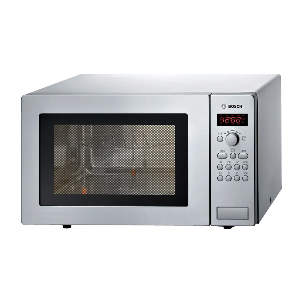 BOSCH Serie 2 free-standing microwave 51 x 30 cm Stainless steel HMT84G451M