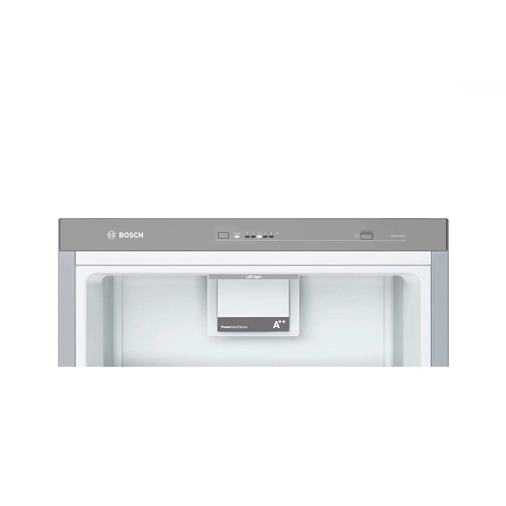 BOSCH Series 4, 348 Liters, Vertical Refrigerator, Silver KSV36VL3PG