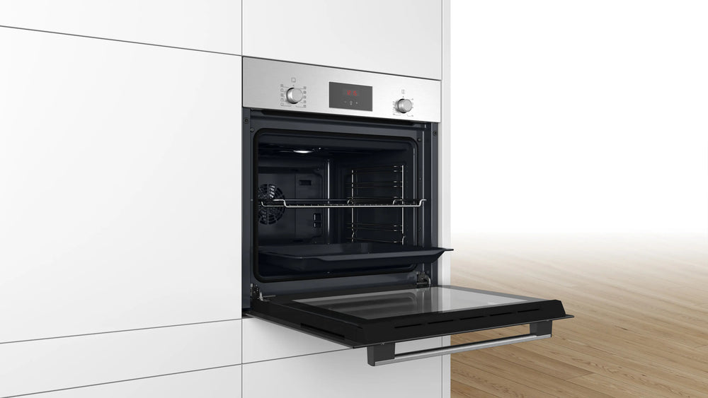 Bosch Series 2 66L Built-in Oven with 7 Heating Modes, Stainless Steel