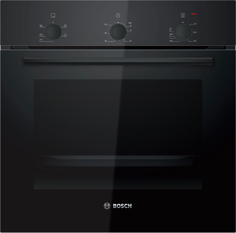 Bosch Series 2 71L Built-in Oven with 4 Heating Modes and Grill, Black