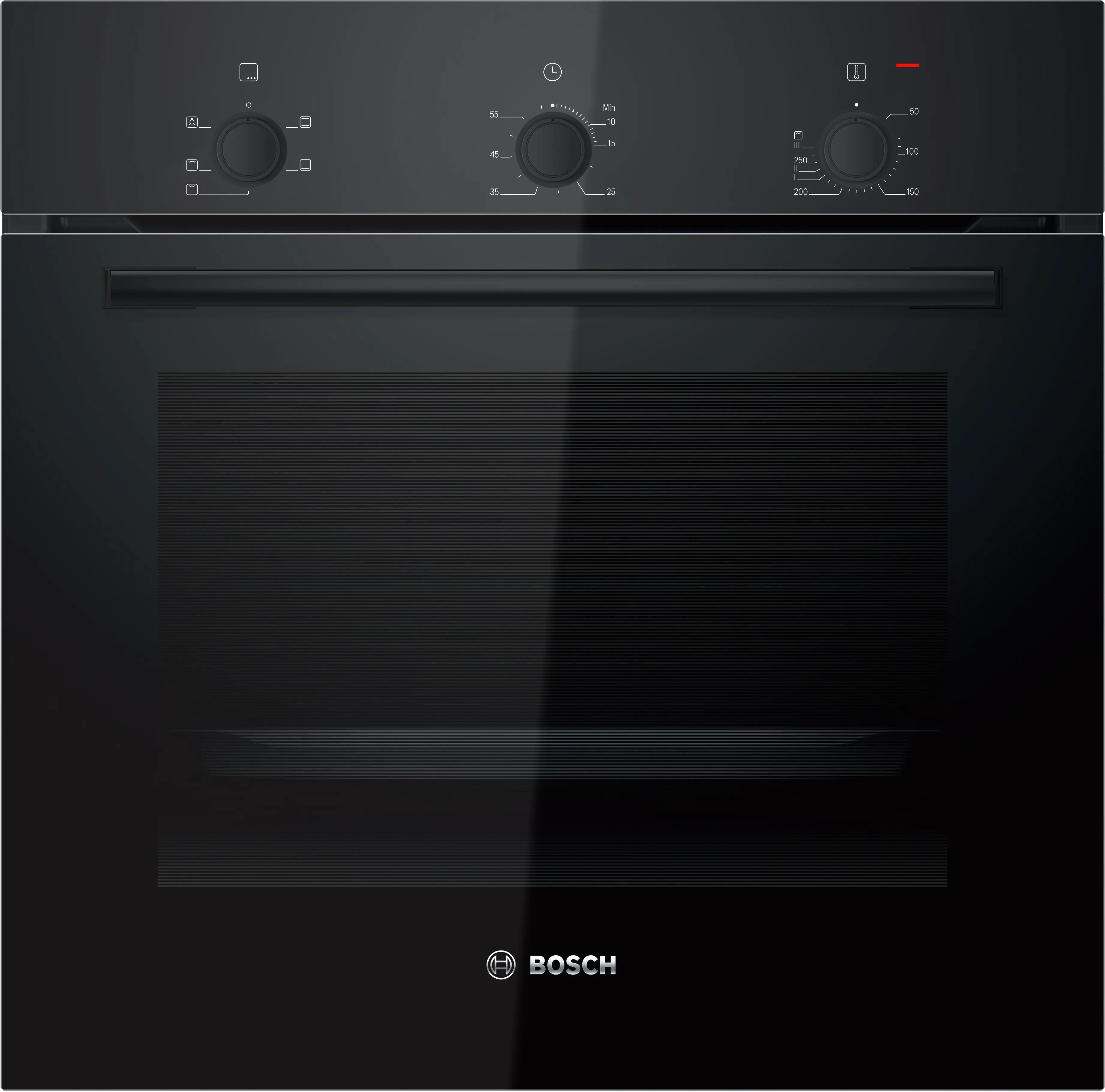 Bosch Series 2 Built-in oven, 71 L, 60 x 60 cm Black HBF011BA1M