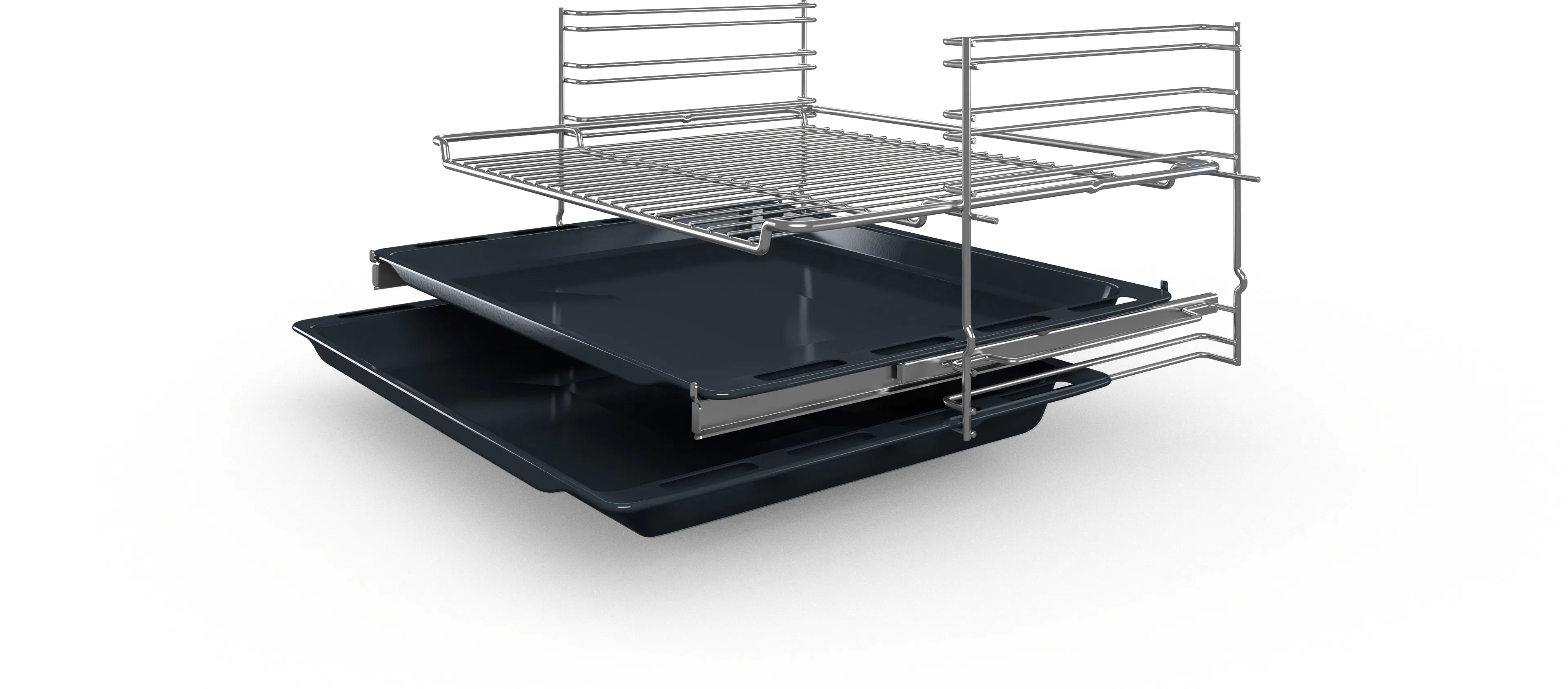 Bosch Series 4 Built-in Oven, 66 L, 60x60cm Stainless steel HBJ538ES0M