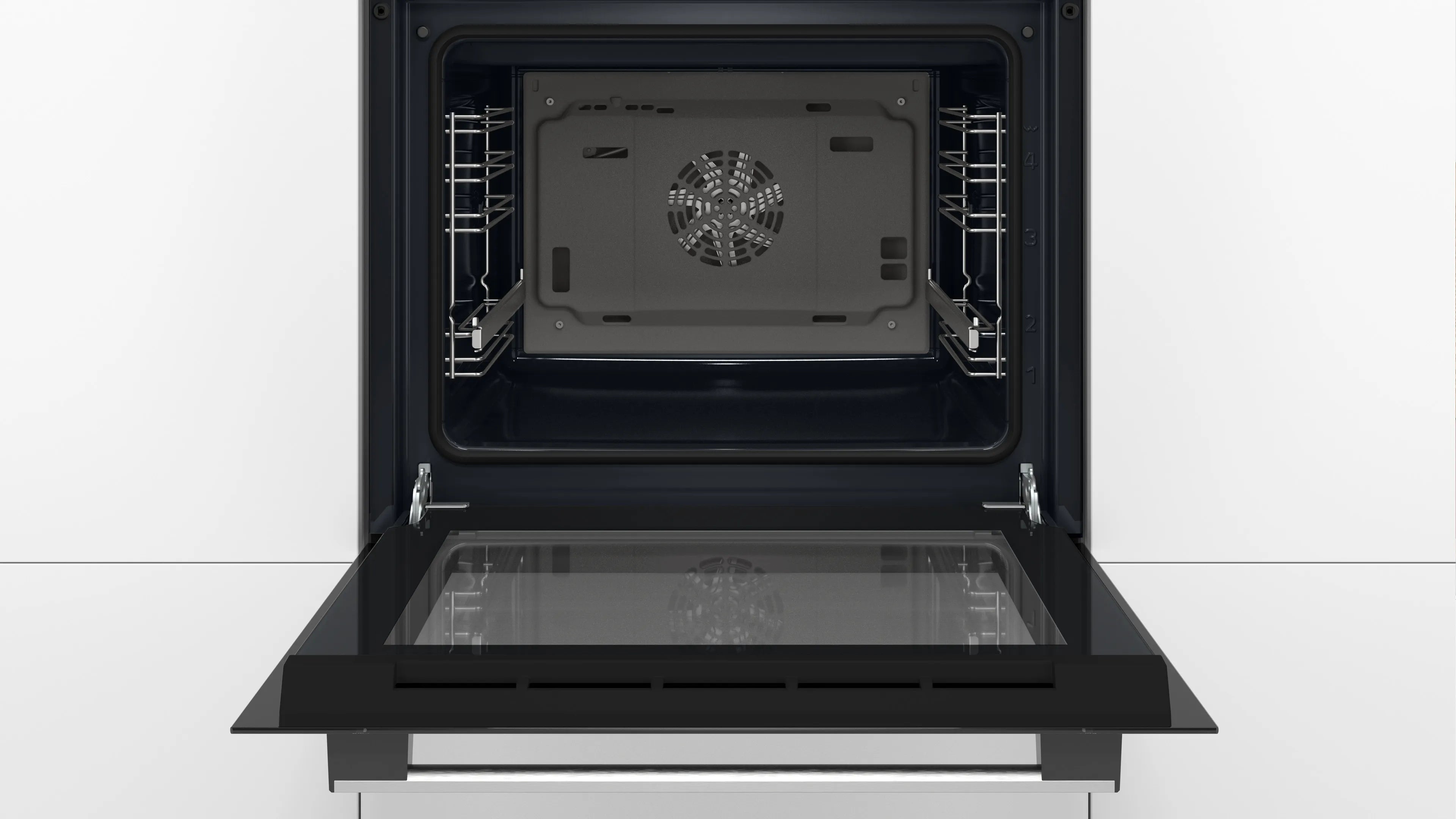 Bosch Series 4 Built-in Oven, 66 L, 60x60cm Stainless steel HBJ538ES0M