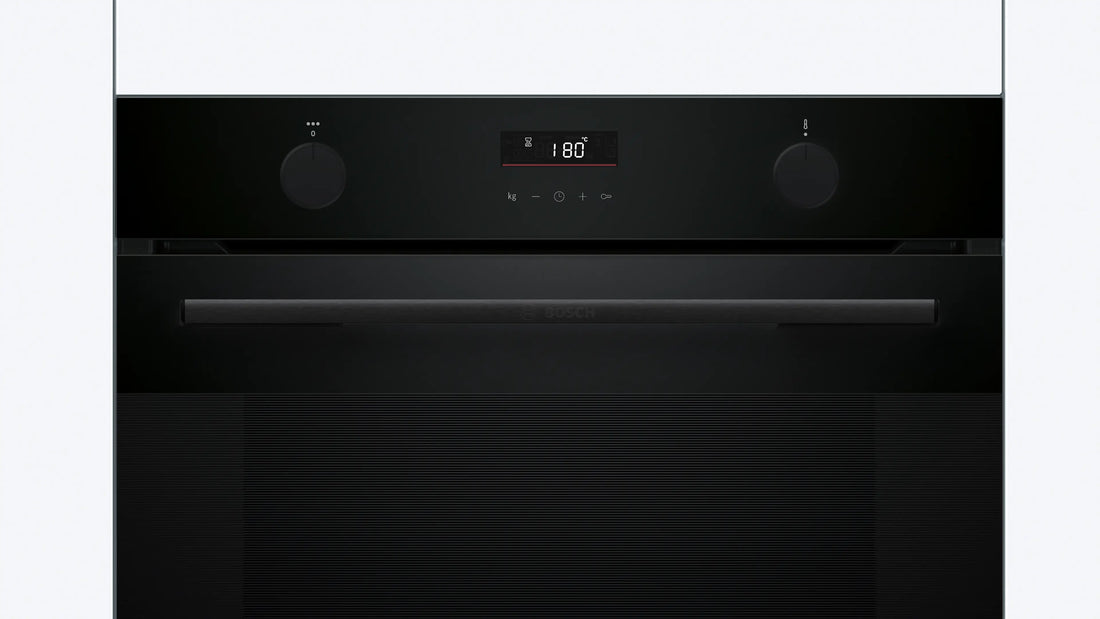 Bosch Series 4, Built-in oven with added steam, 76 L, 60 x 60 cm, Black HUA736EA0M