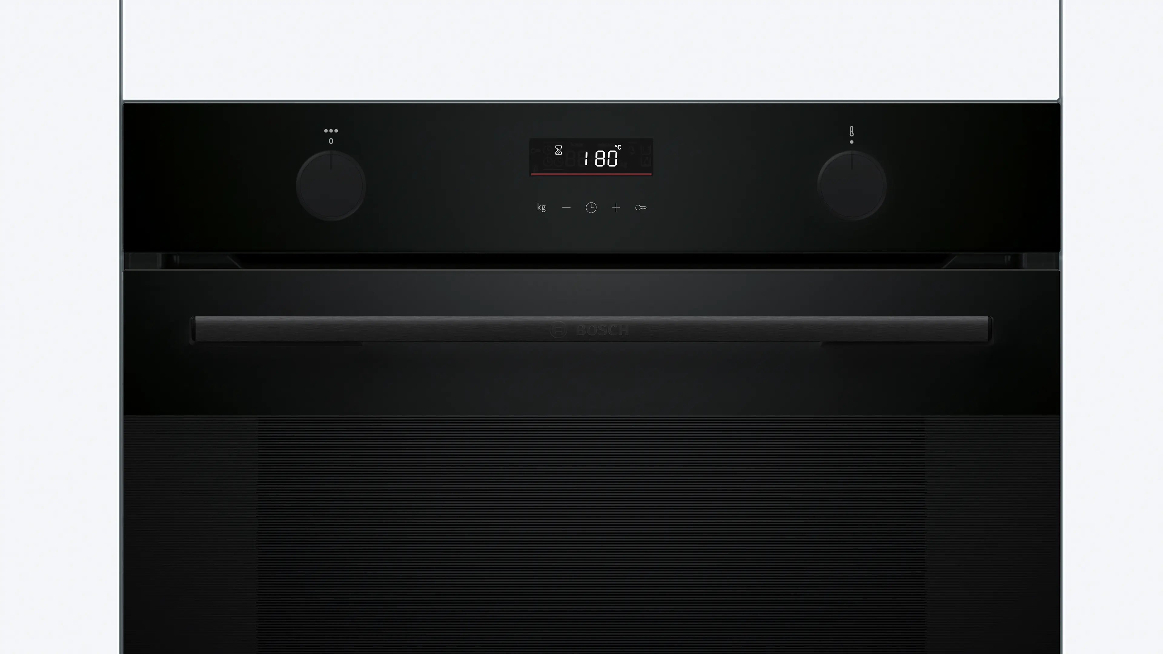 Bosch Series 4, Built-in oven with added steam, 76 L, 60 x 60 cm, Black HUA736EA0M