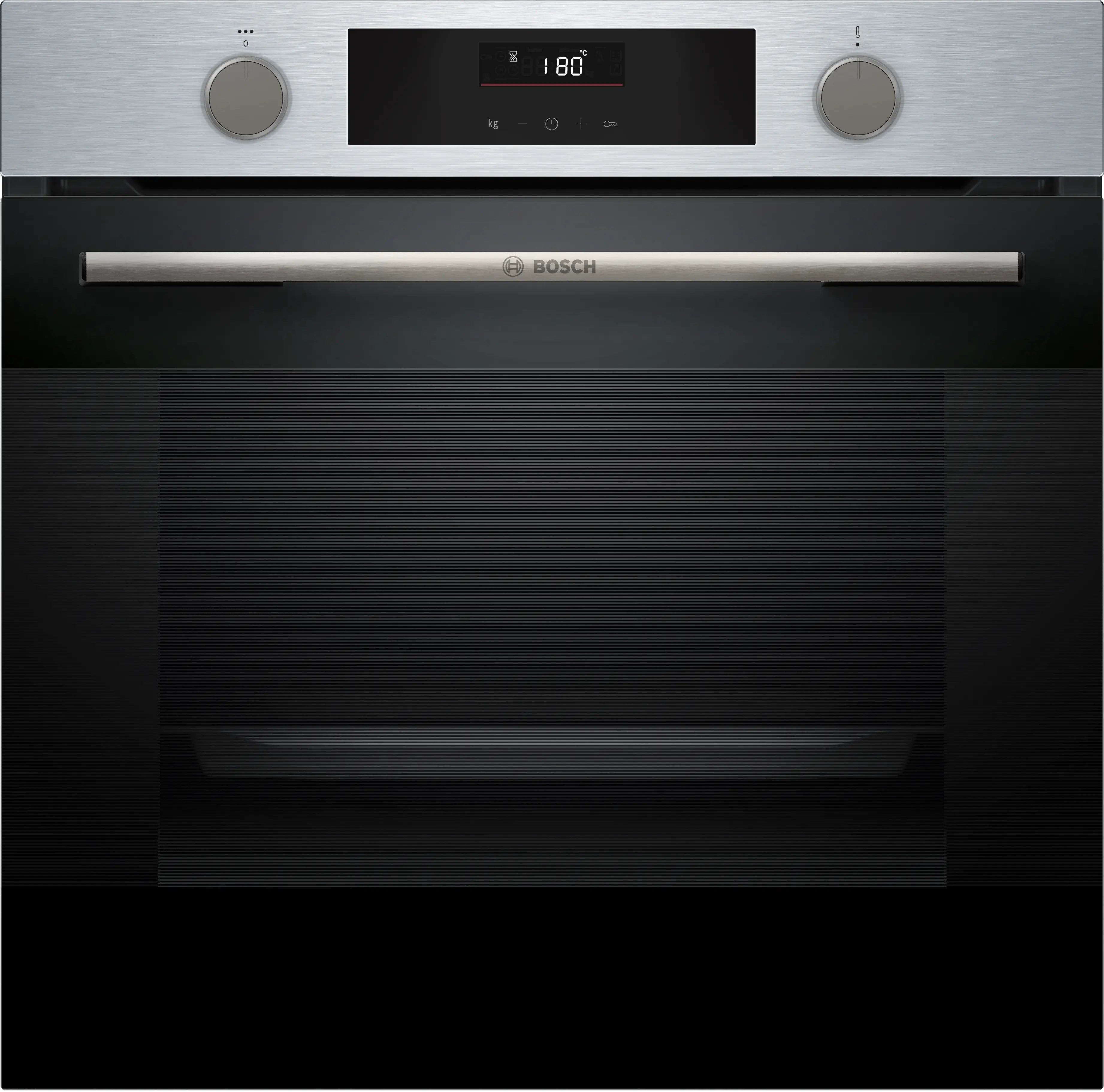 Bosch Series 4, Built-in oven with added steam, 76 L, 60 x 60 cm, Stainless steel HUA736ER0M