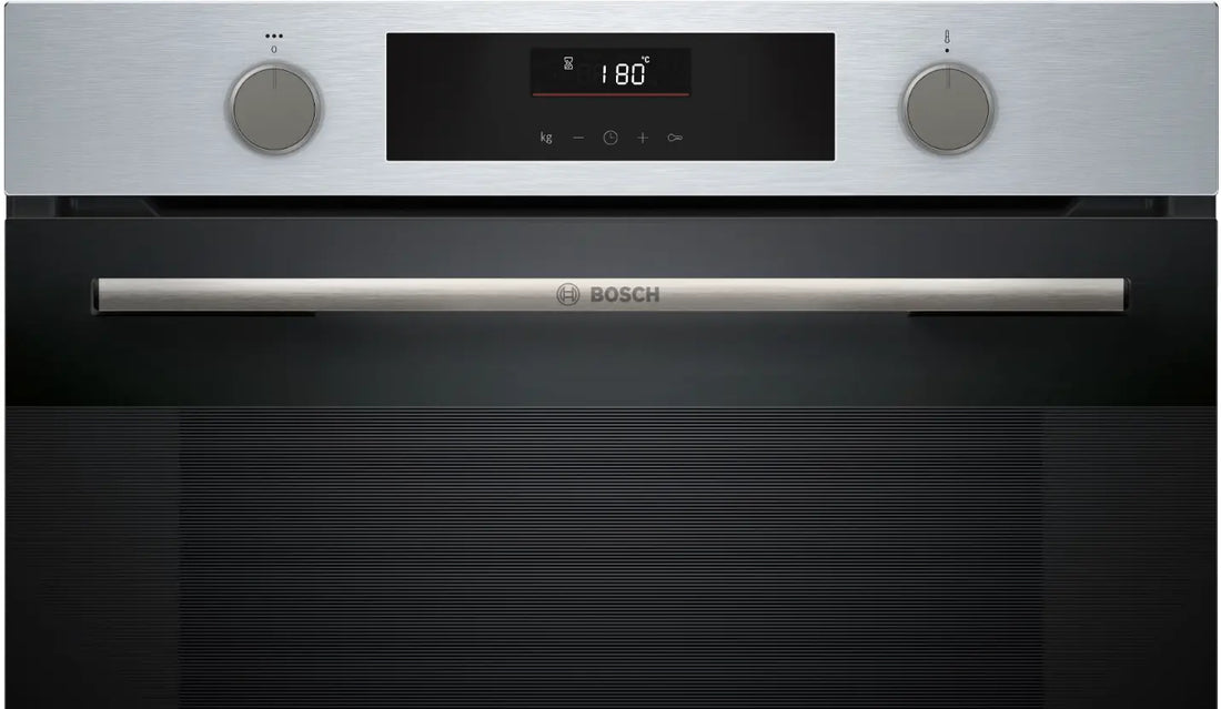 Bosch Series 4, Built-in oven with added steam, 76 L, 60 x 60 cm, Stainless steel HUA736ER0M