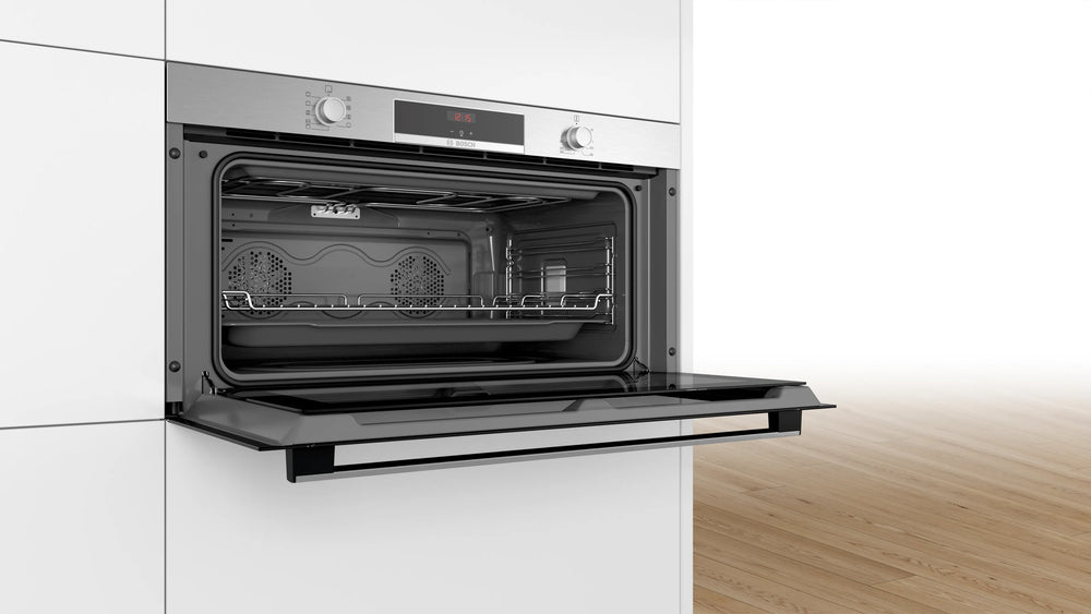 Bosch Series 4 85L Built-in Oven with 8 Heating Modes, Stainless Steel