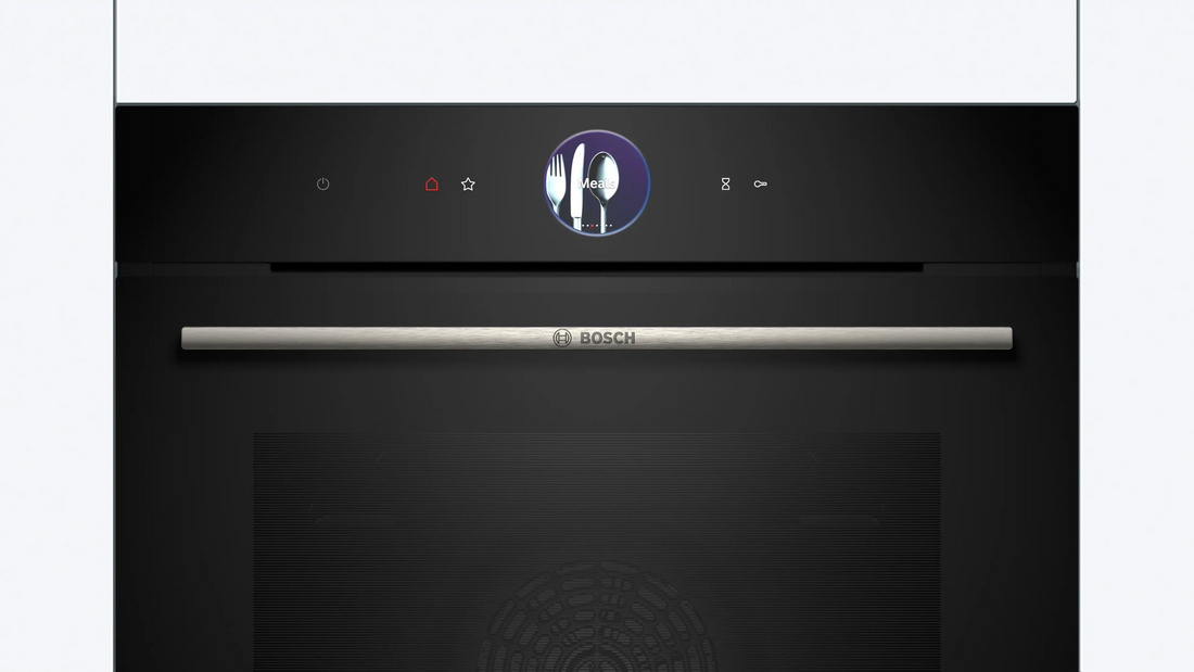 Bosch Series 8, Built-in oven, 71 L, 60 x 60 cm, Black HBG776NB1M