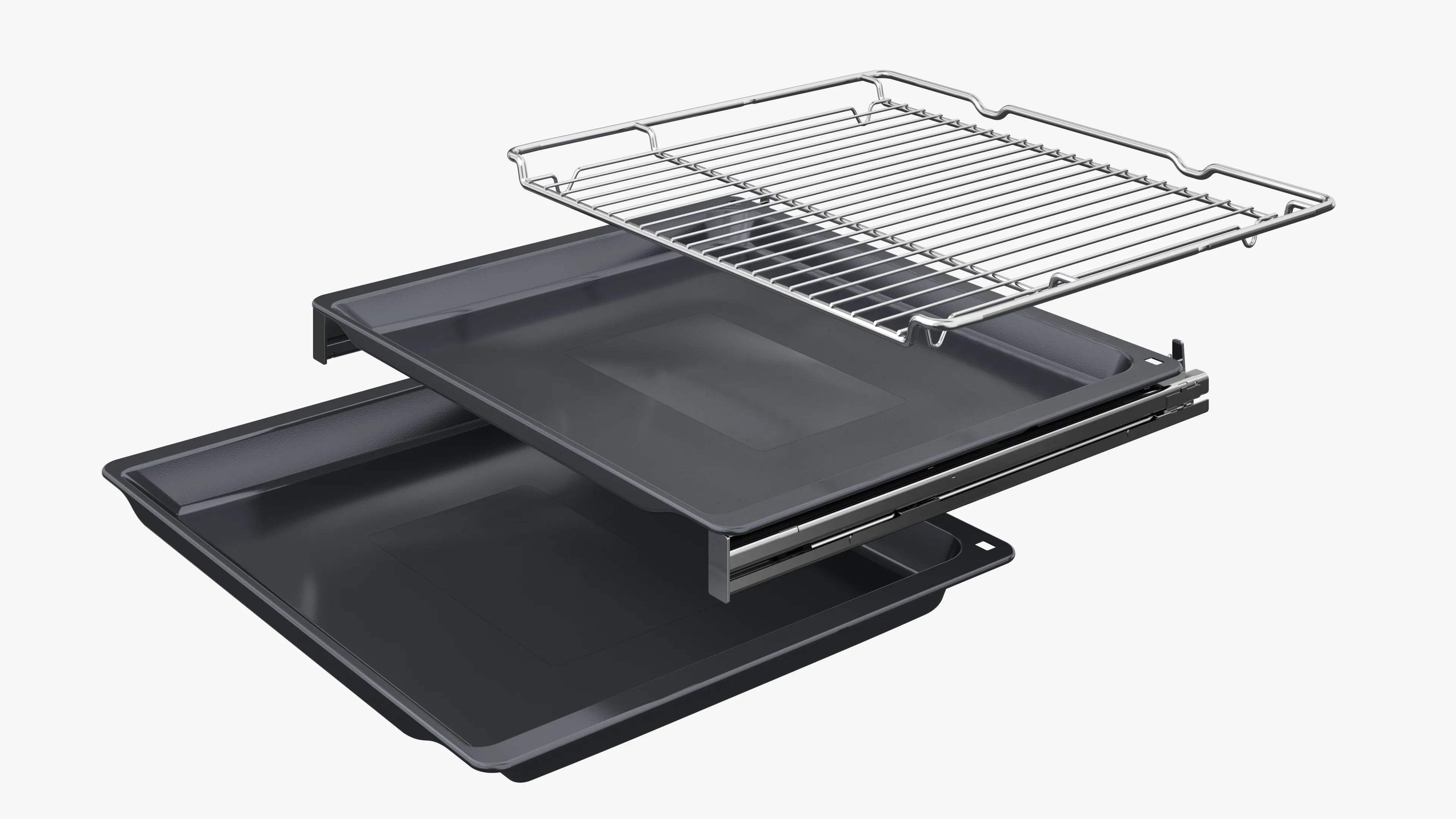 Bosch Series 8 Built-in oven with TFT Touch Display, 71 L, 60x60cm Black HBG756CB1M