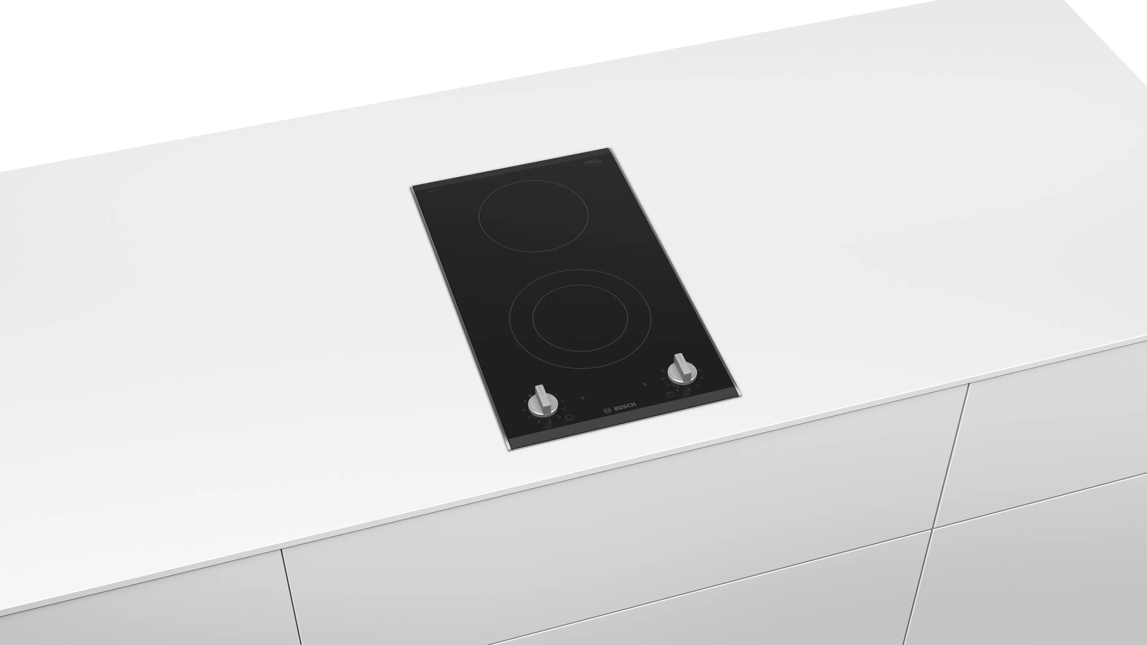 Bosch Series 2 Built in Domino Electric Hob 30cm Black PKF375CA2E