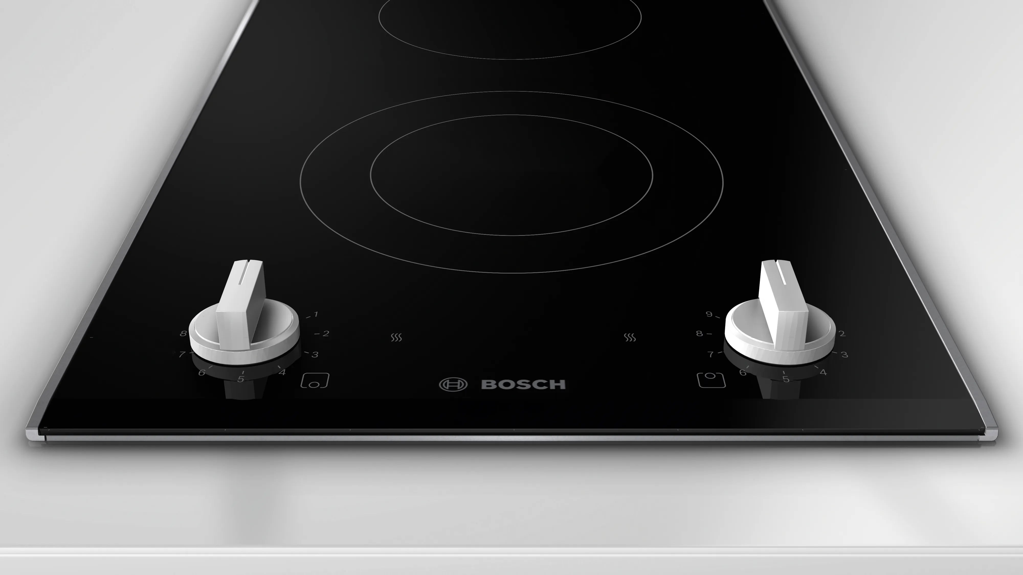 Bosch Series 2 Built in Domino Electric Hob 30cm Black PKF375CA2E