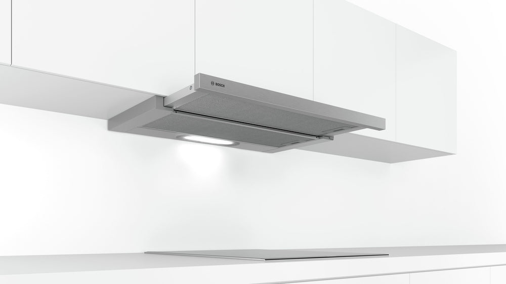 Bosch Series 2 90cm Telescopic Hood with 3 Speeds, Silver Metallic