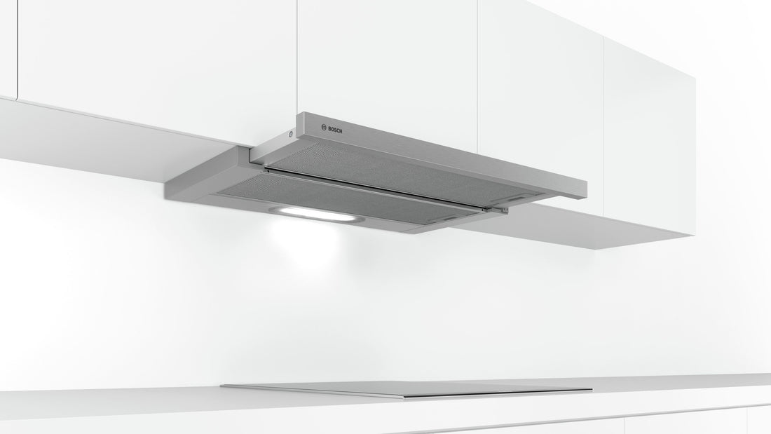 Bosch Series 2 Built in Telescopic cooker Hood 90cm Silver metallic DFT93CA50M
