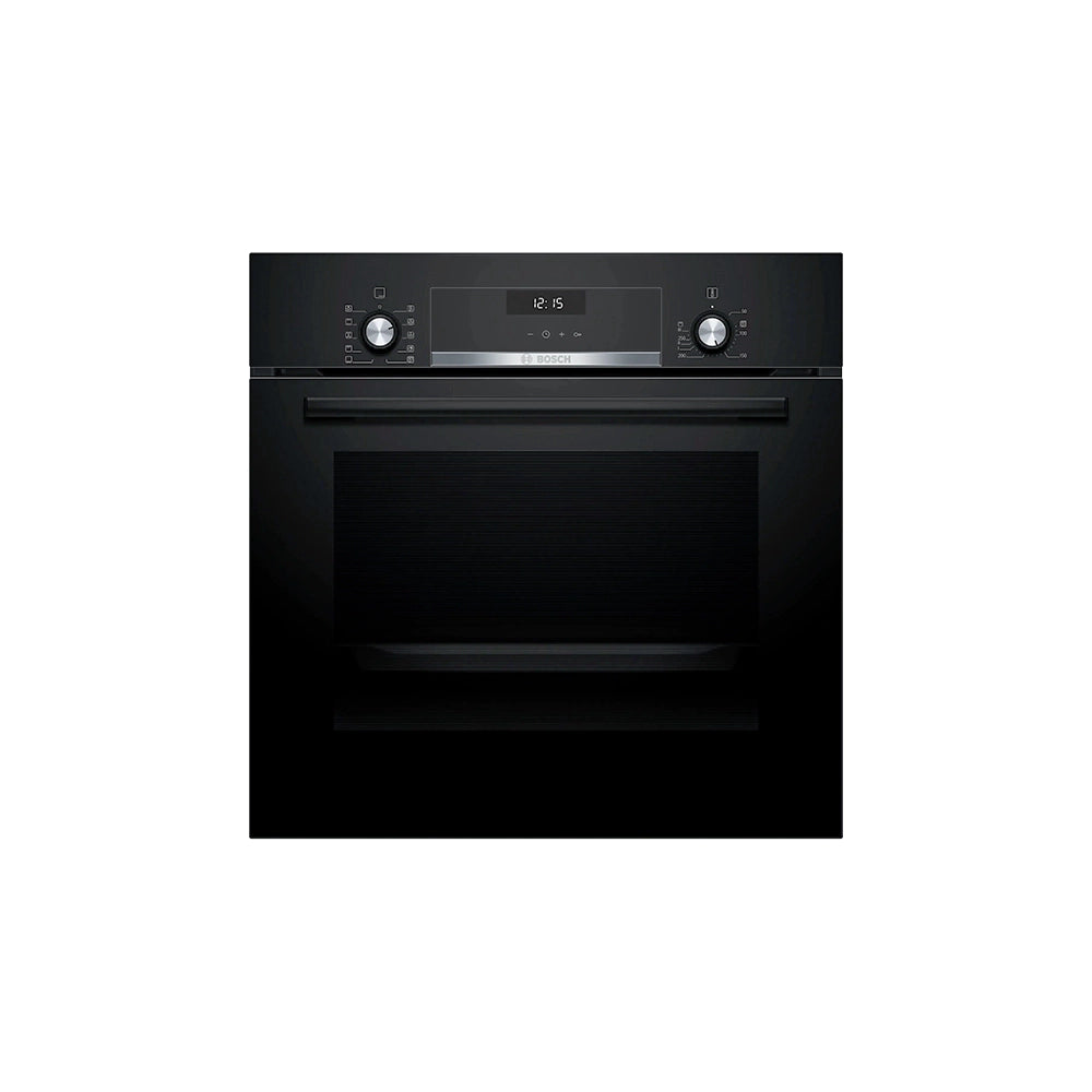 BOSCH Series 4 Built-in oven, 66 L,  60x60 cm Black HBJ538EB0M
