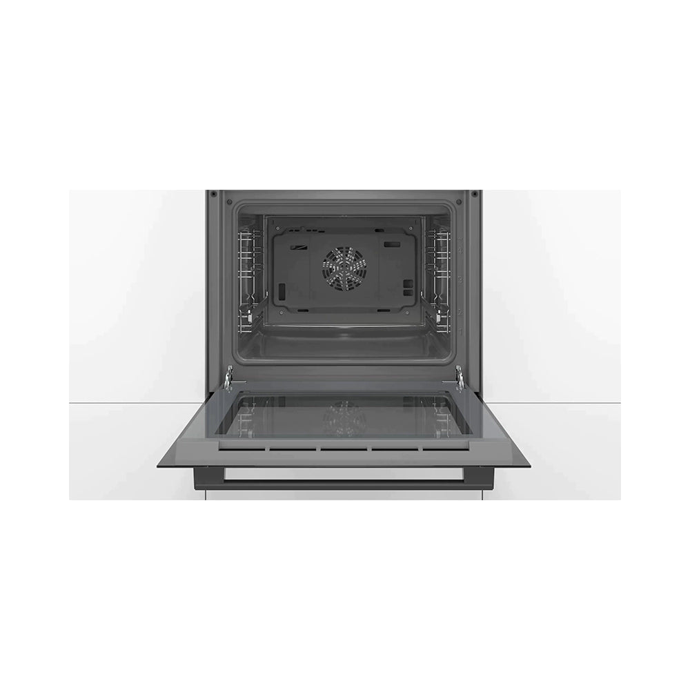 BOSCH Series 4 Built-in oven, 66 L,  60x60 cm Black HBJ538EB0M