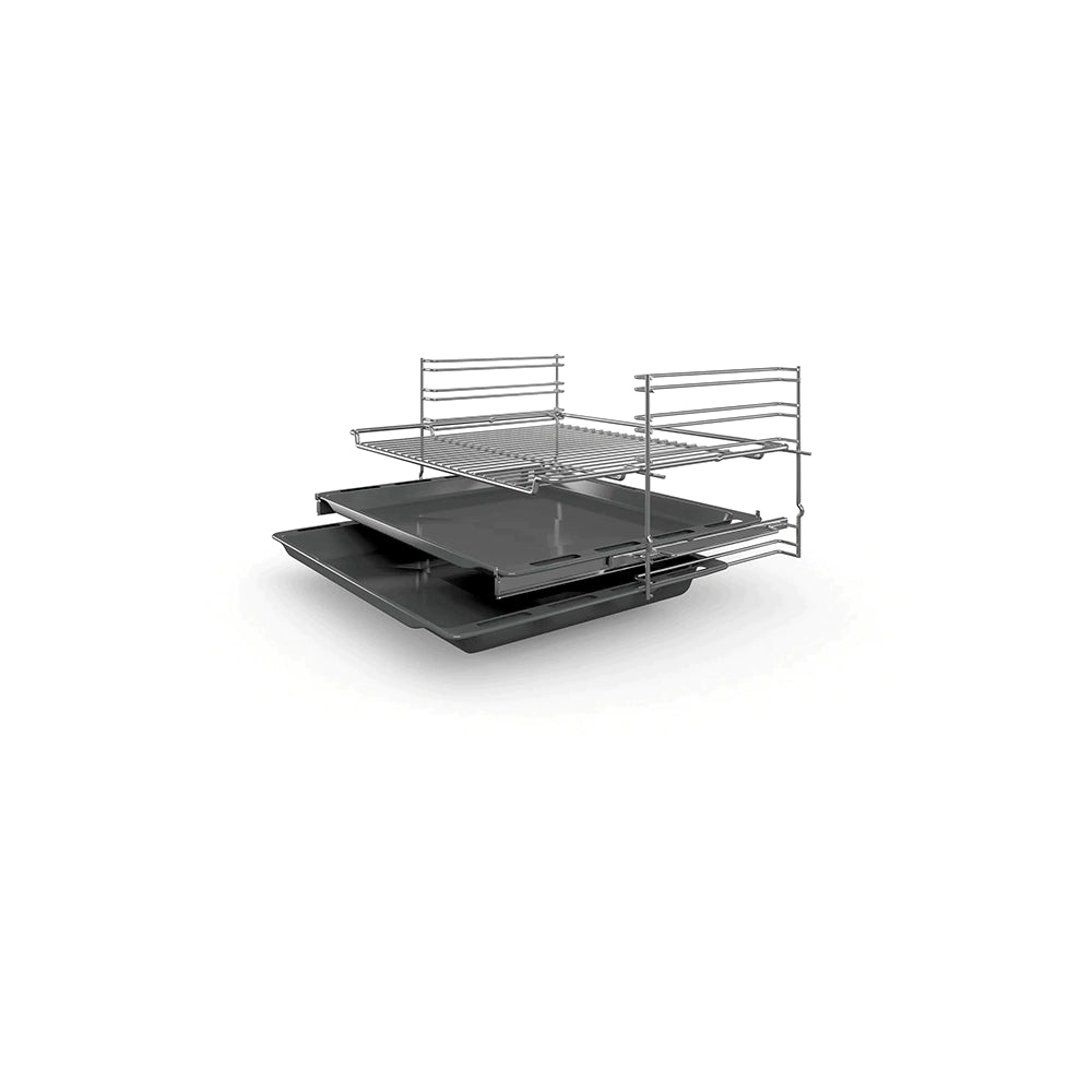BOSCH Series 4 Built-in oven, 66 L,  60x60 cm Black HBJ538EB0M