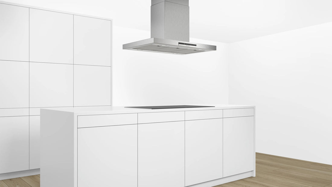 Bosch Series 4 Island cooker Hood in Powerful quiet performance 90cm Stainless Steel DIB97IM50M