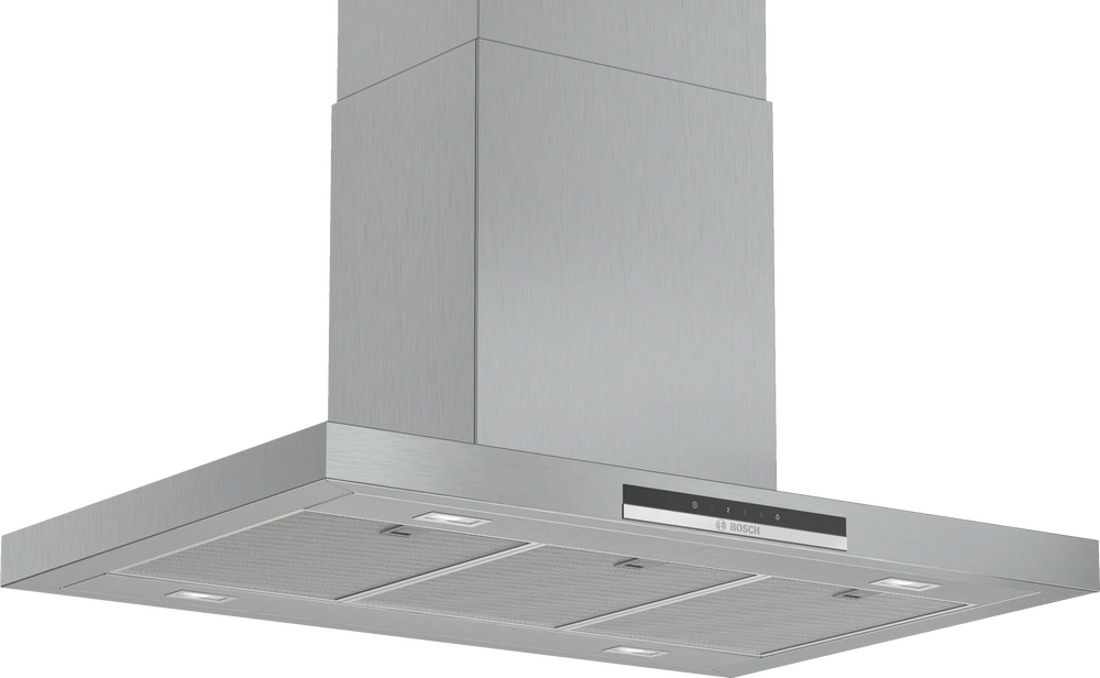 Bosch Series 4 90cm Island Hood with LED Lighting, Stainless Steel