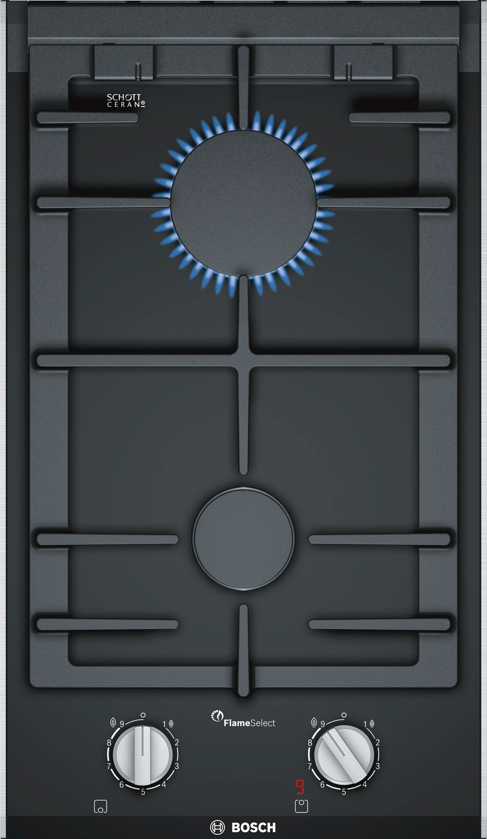 Bosch Series 8 30 cm Domino Gas Hob with FlameSelect and Display