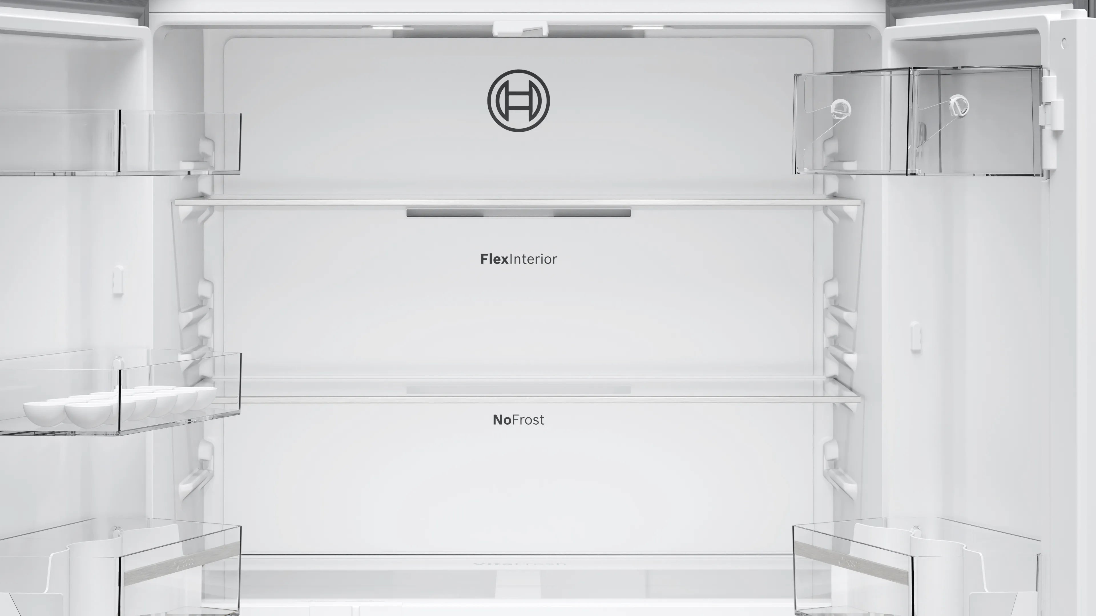 Bosch French Door Refrigerator 605 Liters with Multi Airflow System KFN96VPEAG