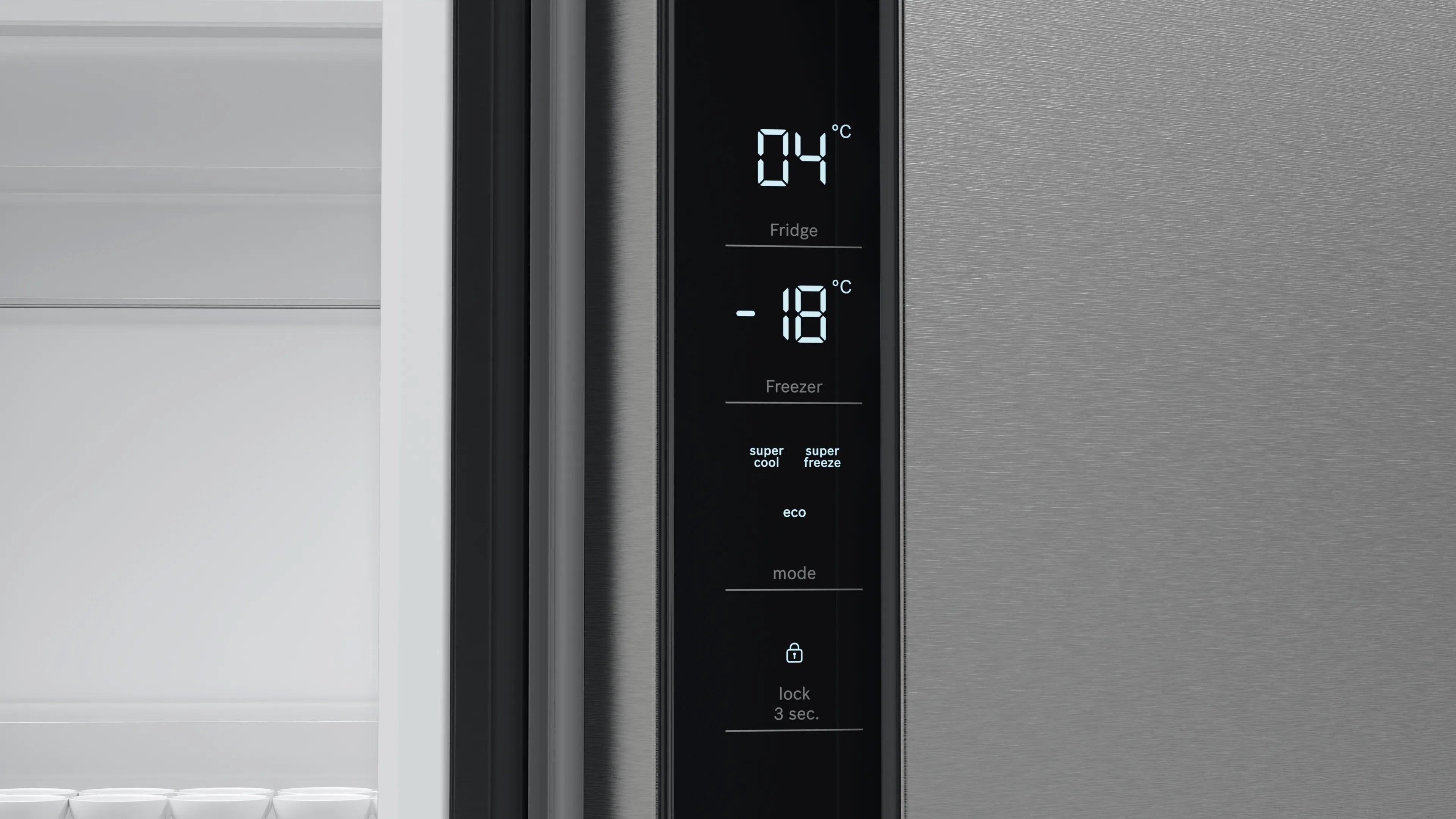 Bosch French Door Refrigerator 605 Liters with Multi Airflow System KFN96VPEAG