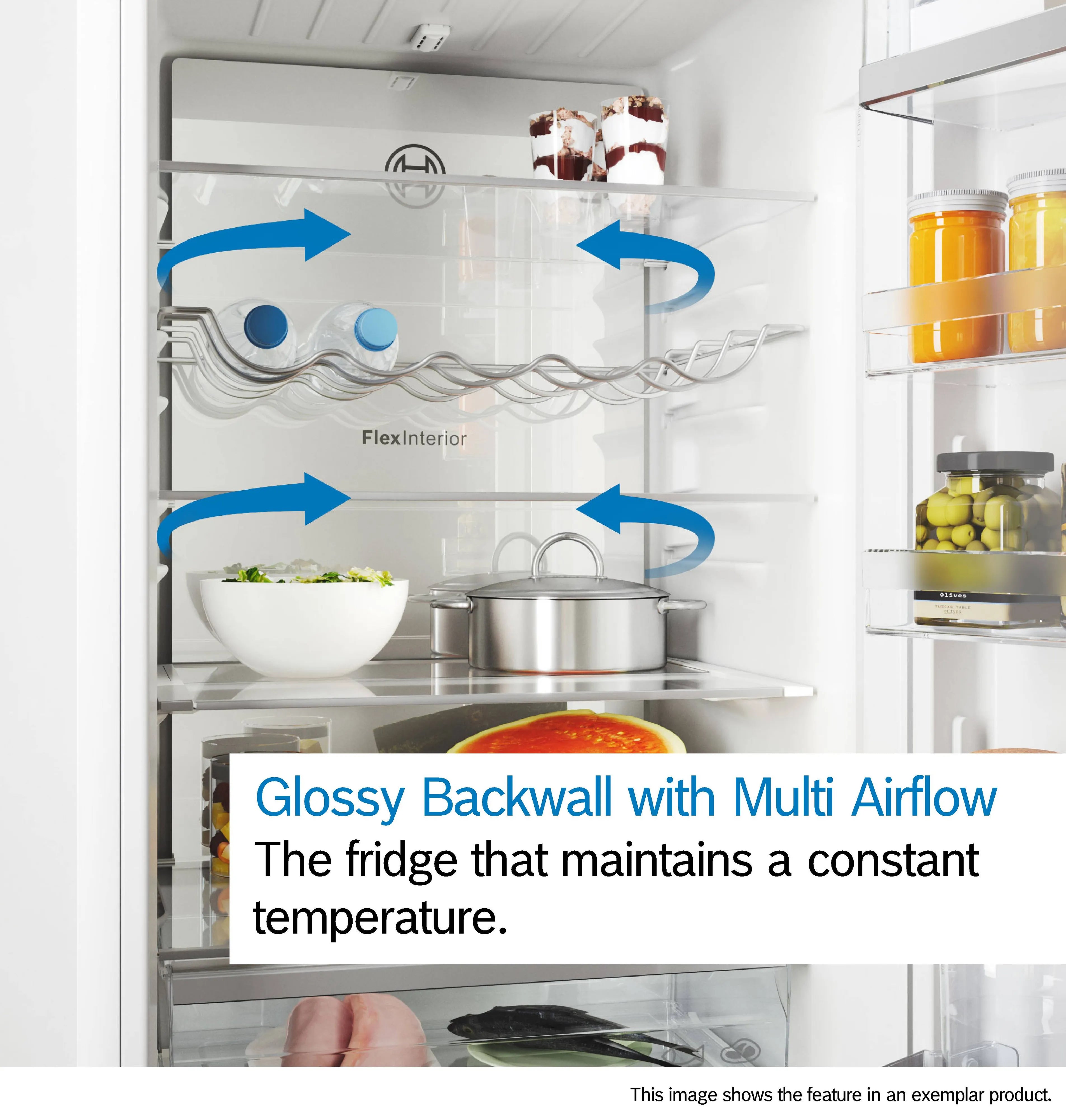 Bosch French Door Refrigerator 605 Liters with Multi Airflow System KFN96VPEAG