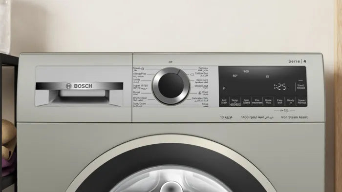 Bosch 10 kg Series 4 Front Loading with Iron Stream Assist & Allergy+ WGA2540XGC