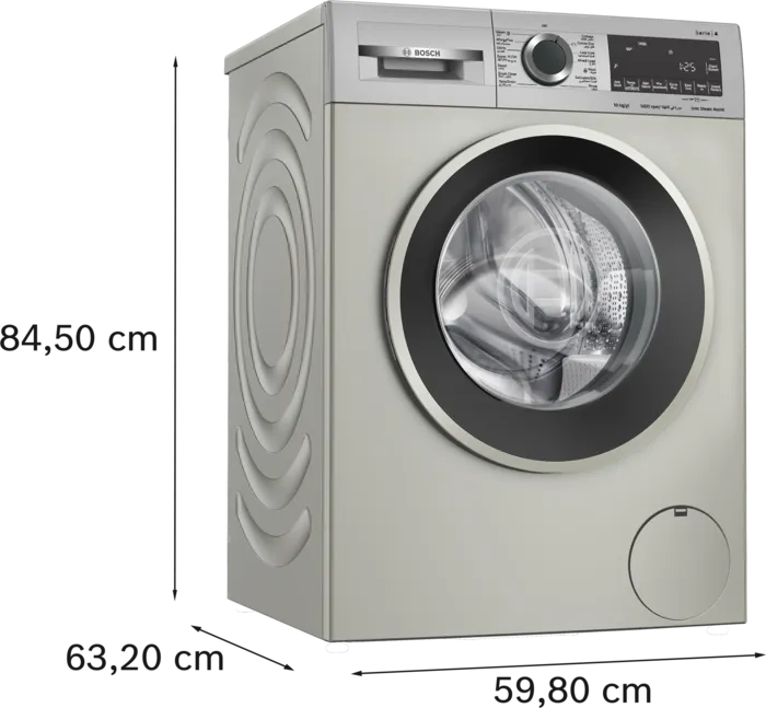 Bosch 10 kg Series 4 Front Loading with Iron Stream Assist & Allergy+ WGA2540XGC