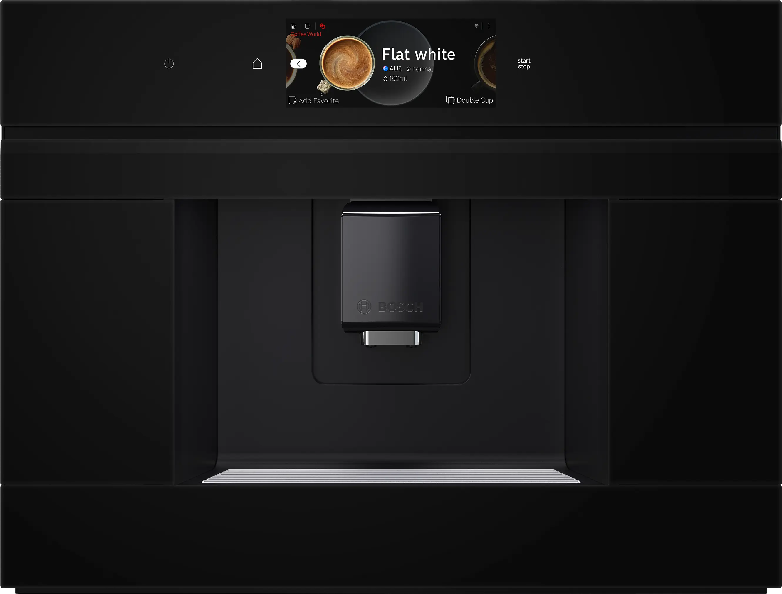 Bosch Series 8, Built-In Fully Automatic Coffee Machine, Black CTL7181B0