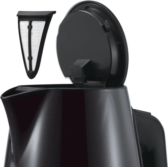 Bosch 1.7 liter Kettle Triple Safety Feature Black TWK6A033GB