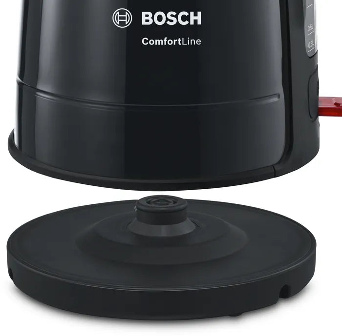 Bosch 1.7 liter Kettle Triple Safety Feature Black TWK6A033GB