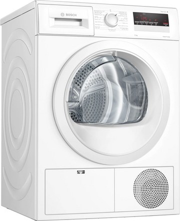 Bosch Dryer 8kg Series 4, Heat Pump White WTH85V10GC