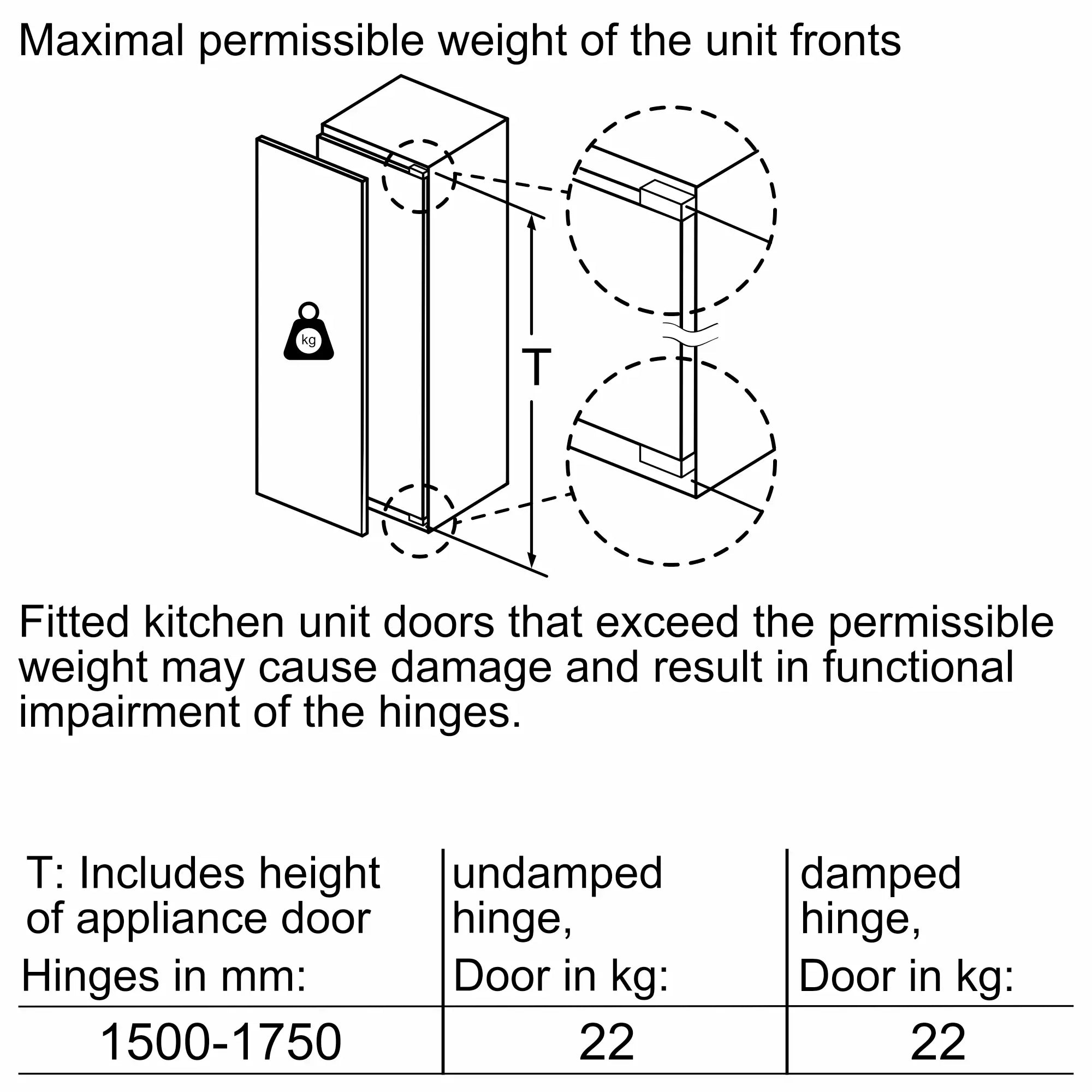Bosch Series 6, Built-in freezer, 235 liters, 177.2 x 55.8 cm, flat hinge GIN81AEE0M