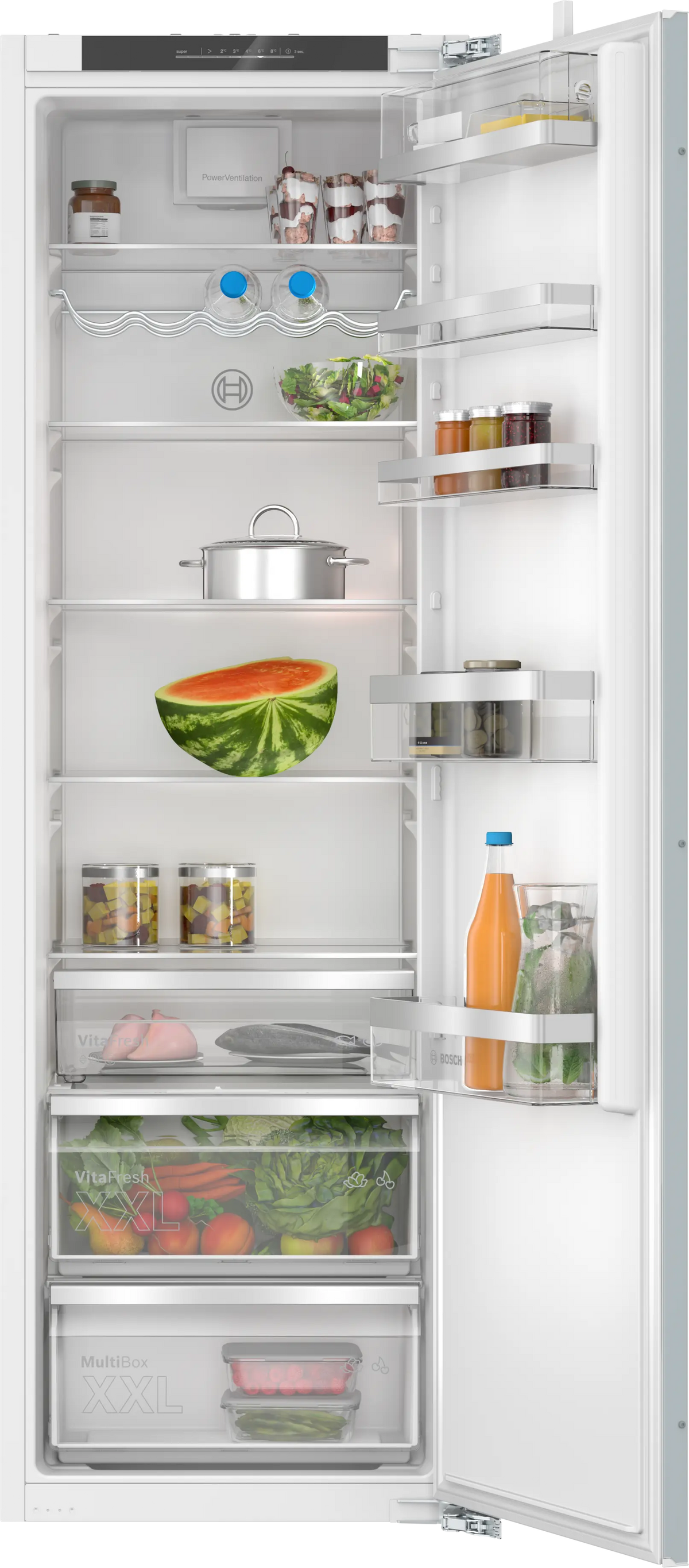 Bosch Series 6, Built-in-fridge, 321 liters, 177.2 x 55.8 cm KIR81AFD0M