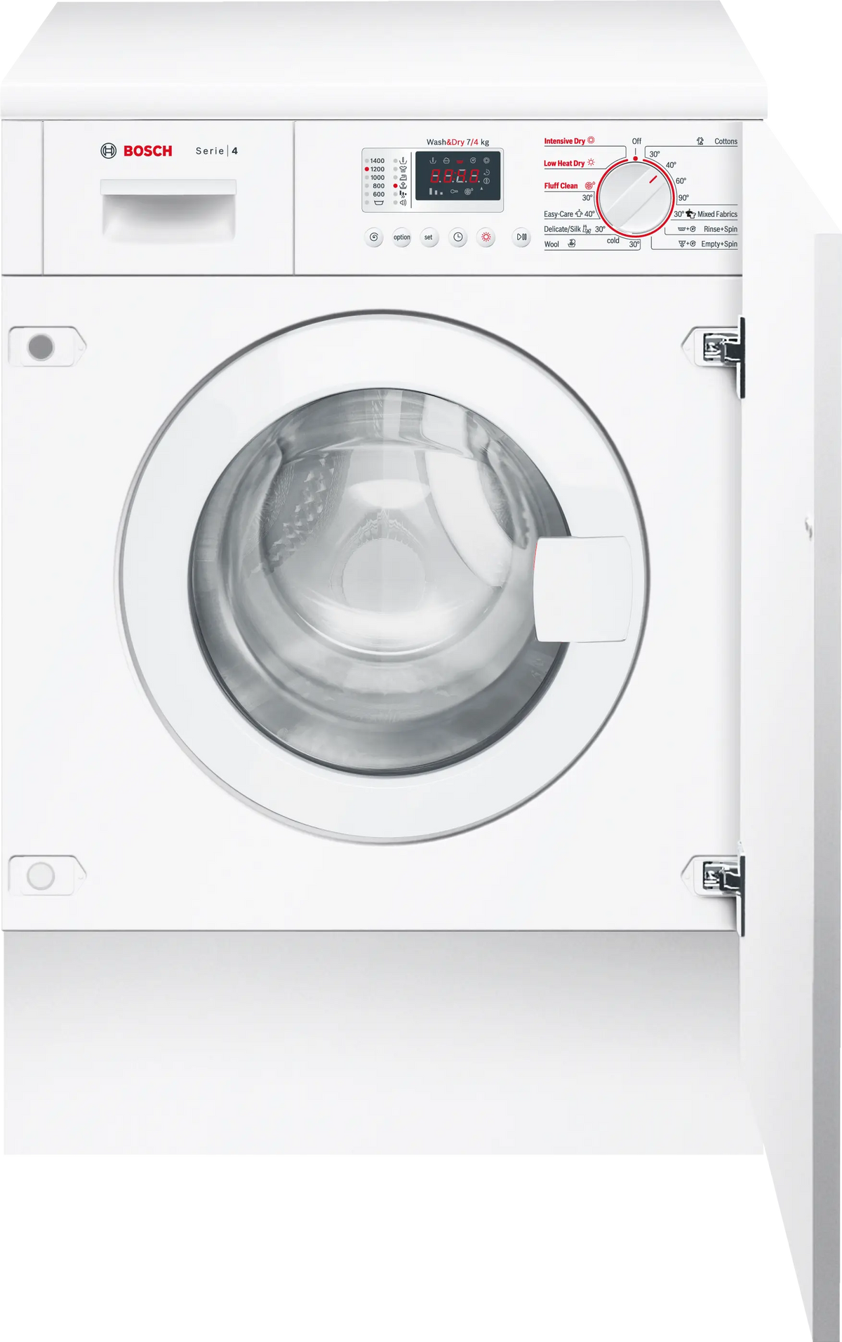 Series 4, Washer & Dryer, 7/4 kg, 1400 rpm