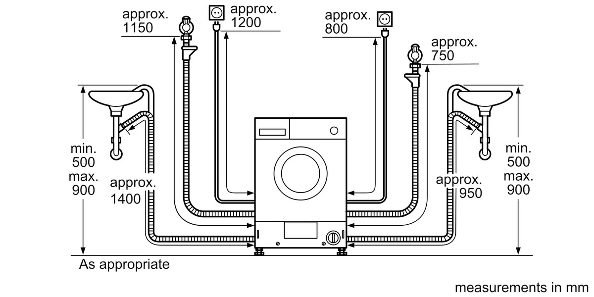 Series 4, Washer & Dryer, 7/4 kg, 1400 rpm