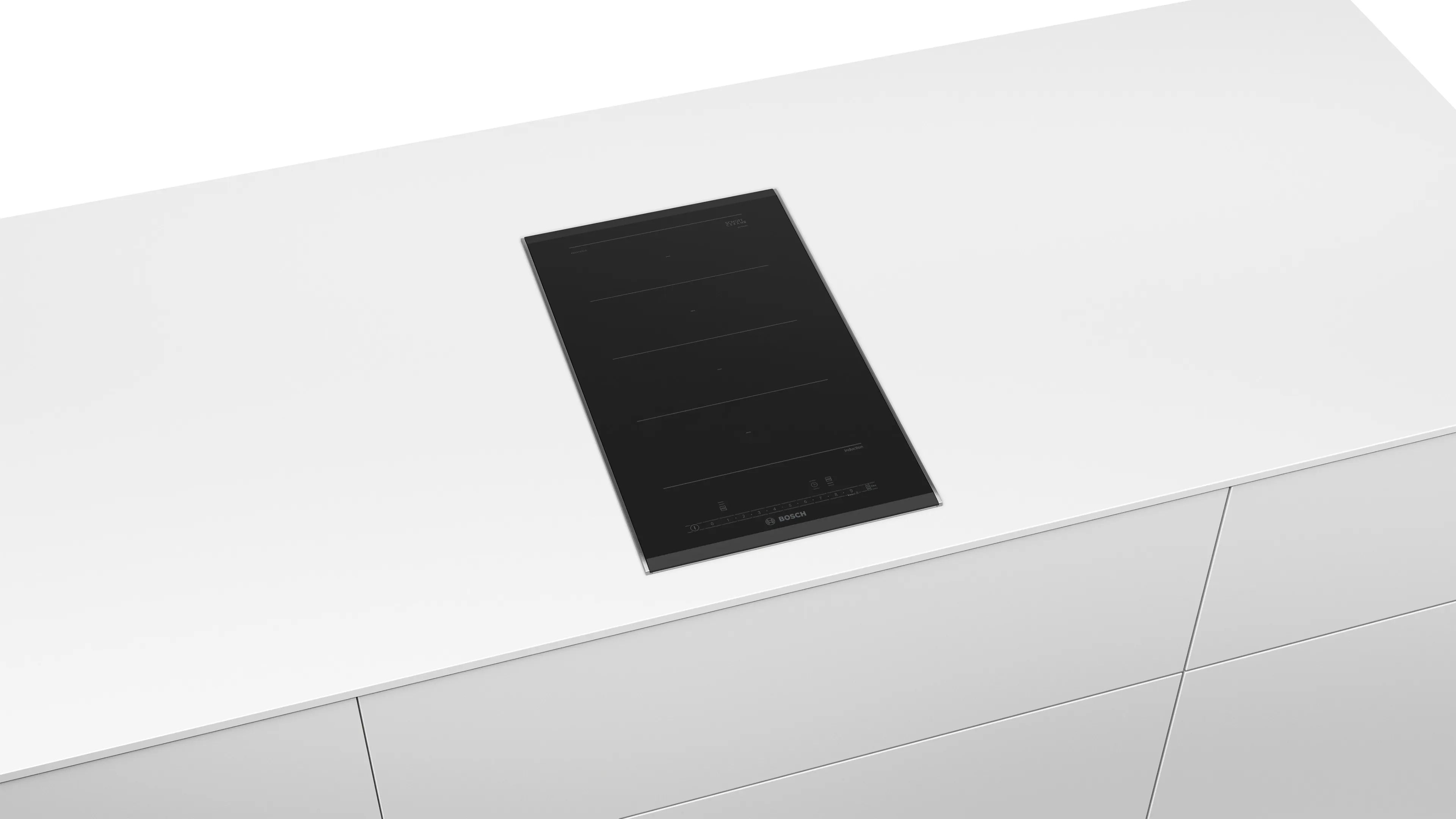 Bosch Built-in Series 6 Domino induction hob with Flex induction cooktop, 30  cm