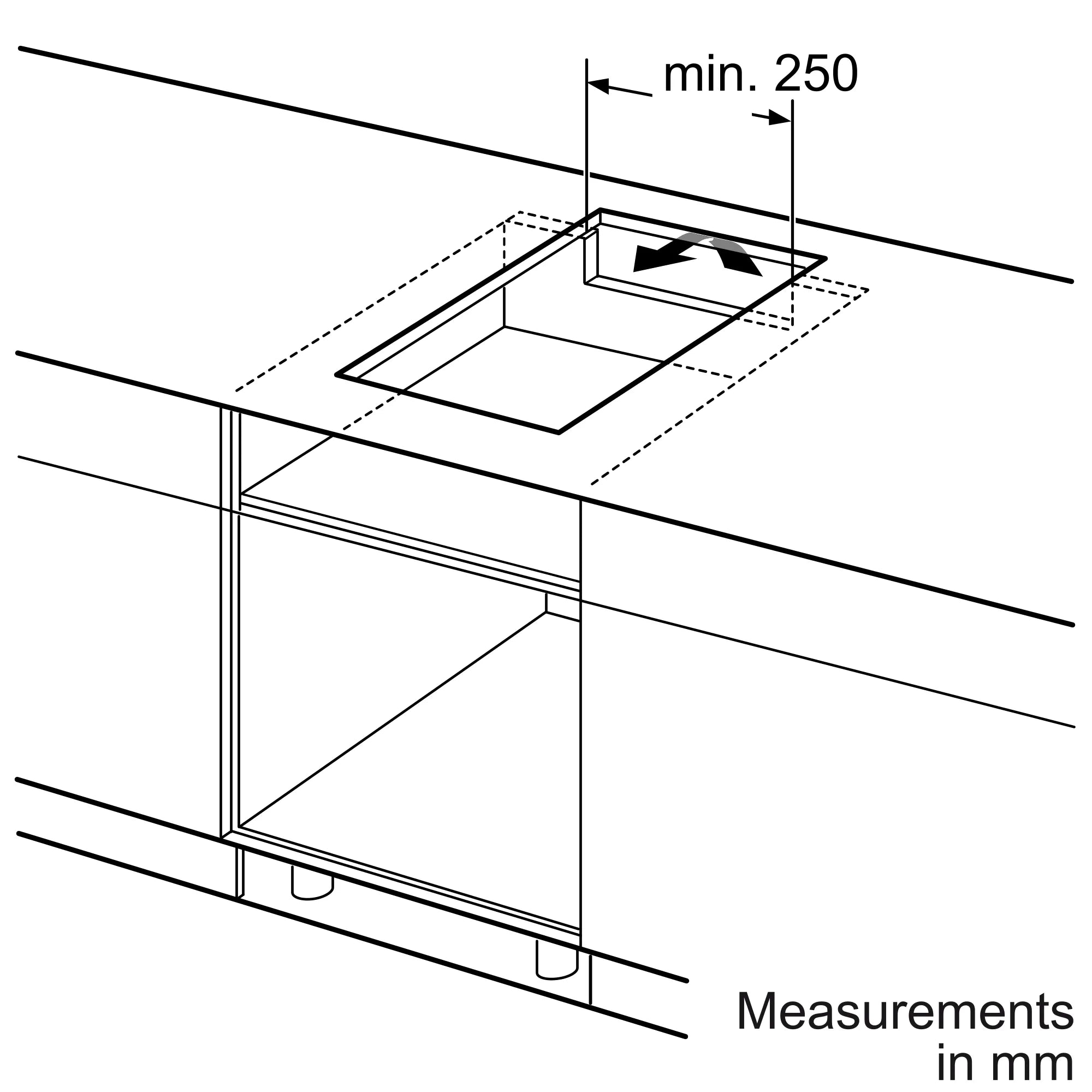 Bosch Built-in Series 6 Domino induction hob with Flex induction cooktop, 30  cm
