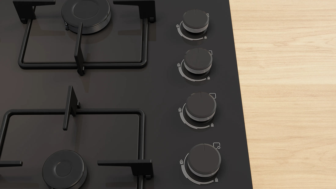 Bosch Series 4 built-in gas hob 60cm,Black tempered glass